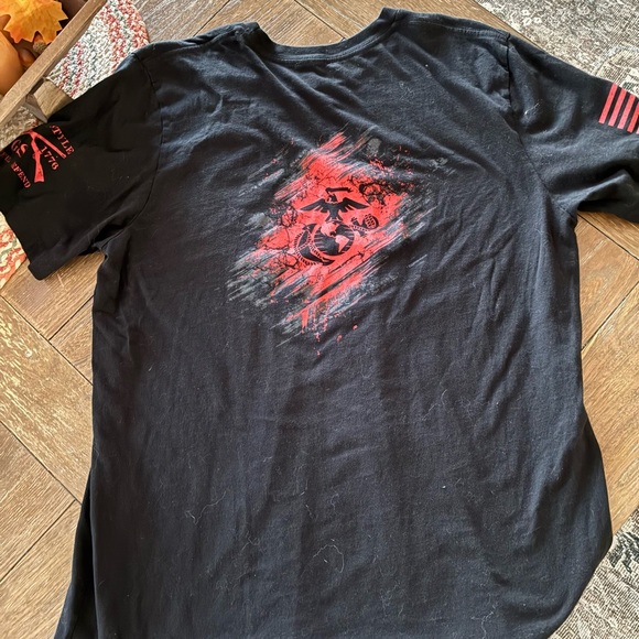 Grunt Style Black Marines Graphic Tee - Picture 2 of 2